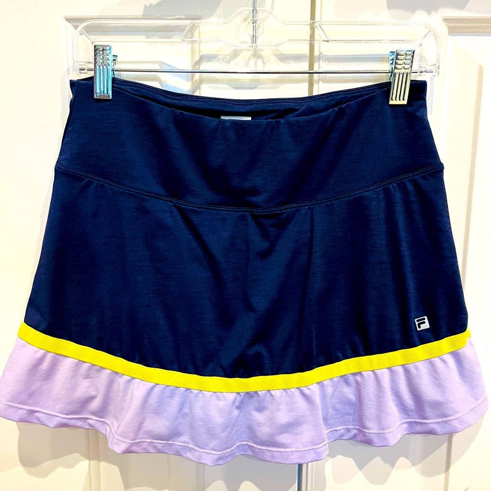 File tennis/golf skirt. Size Navy and light purple